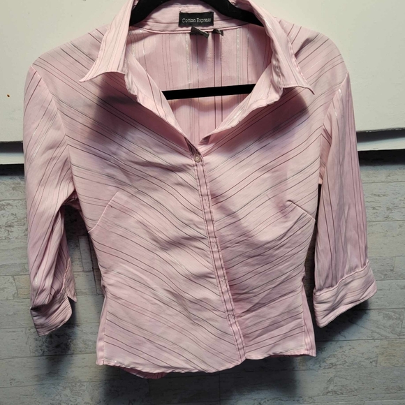 Cotton Express pink top - Picture 2 of 3